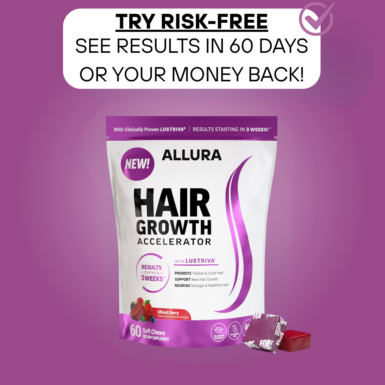 Hair Growth Accelerator Soft Chews