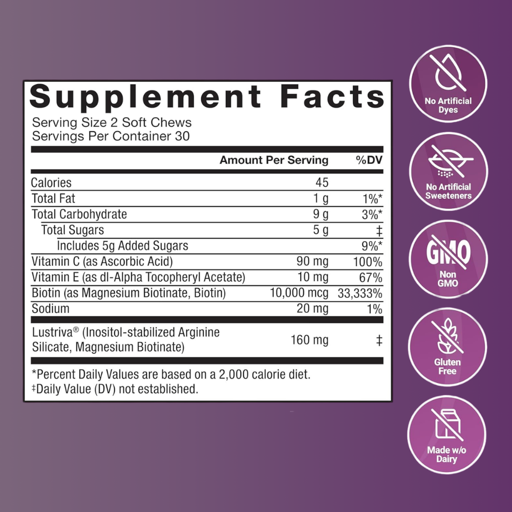 Hair Growth Accelerator Soft Chews