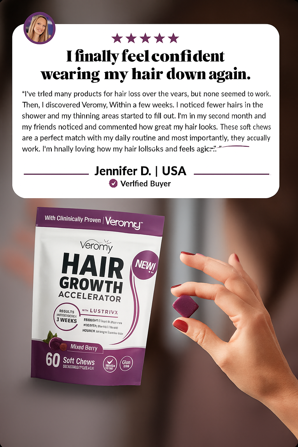 Hair Growth Accelerator Soft Chews